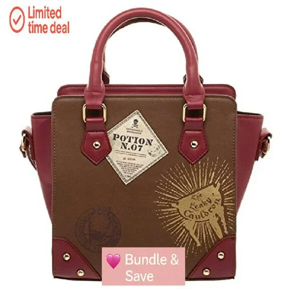 Mini Satchel Handbag with 3D Accents and Shoulder Strap